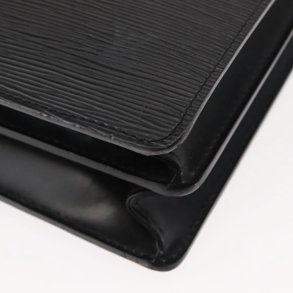 LOUIS VUITTON Epi Serviette Conseiller Business Bag Black M54422 LV Auth ep11214