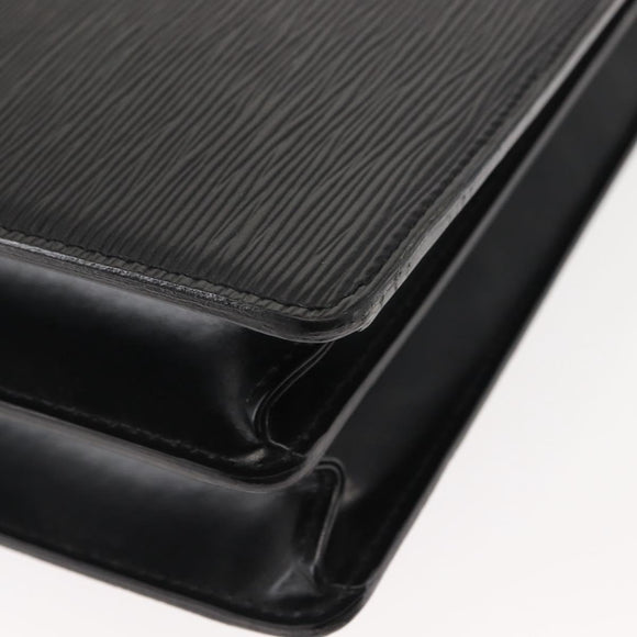 LOUIS VUITTON Epi Serviette Conseiller Business Bag Black M54422 LV Auth ep11214