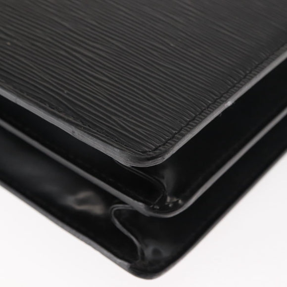 LOUIS VUITTON Epi Serviette Conseiller Business Bag Black M54422 LV Auth ep11214