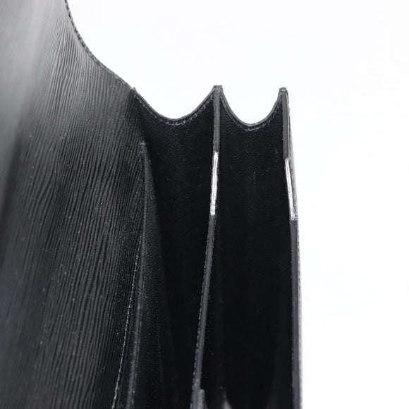 LOUIS VUITTON Epi Serviette Conseiller Business Bag Black M54422 LV Auth ep11214