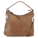 GUCCI Miss GG Hand Bag Leather 2way Brown Silver 326514 Auth ep11215-1