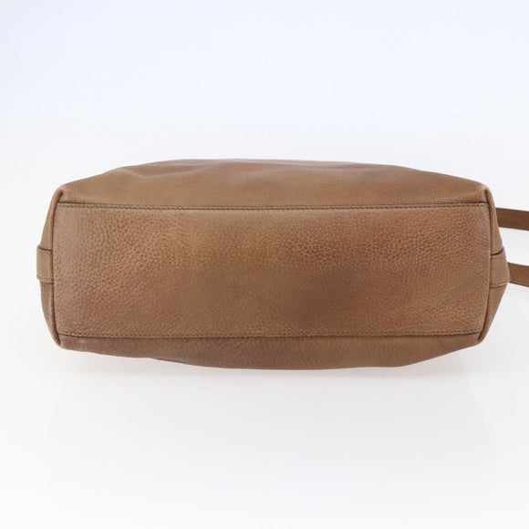 GUCCI Miss GG Hand Bag Leather 2way Brown Silver 326514 Auth ep11215