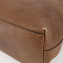 GUCCI Miss GG Hand Bag Leather 2way Brown Silver 326514 Auth ep11215-12