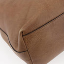 GUCCI Miss GG Hand Bag Leather 2way Brown Silver 326514 Auth ep11215-15