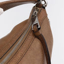 GUCCI Miss GG Hand Bag Leather 2way Brown Silver 326514 Auth ep11215-16