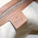 GUCCI Miss GG Hand Bag Leather 2way Brown Silver 326514 Auth ep11215-17
