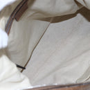 GUCCI Miss GG Hand Bag Leather 2way Brown Silver 326514 Auth ep11215-18