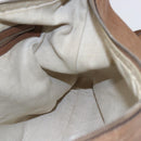 GUCCI Miss GG Hand Bag Leather 2way Brown Silver 326514 Auth ep11215-19