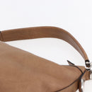 GUCCI Miss GG Hand Bag Leather 2way Brown Silver 326514 Auth ep11215-8