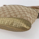 GUCCI GG Canvas Shoulder Bag Beige Gold 145857 Auth ep11216-9