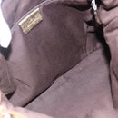 GUCCI GG Canvas Shoulder Bag Beige Gold 145857 Auth ep11216-11