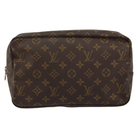 LOUIS VUITTON Monogram Trousse Toilette 28 Clutch Bag M47522 LV Auth ep11229