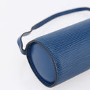 LOUIS VUITTON Epi Soufflot Pouch Blue LV Auth ep11230-14