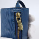 LOUIS VUITTON Epi Soufflot Pouch Blue LV Auth ep11230-10