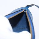 LOUIS VUITTON Epi Soufflot Pouch Blue LV Auth ep11230-20