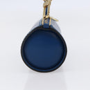 LOUIS VUITTON Epi Soufflot Pouch Blue LV Auth ep11230-4