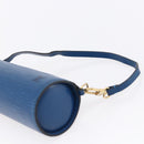 LOUIS VUITTON Epi Soufflot Pouch Blue LV Auth ep11230-8