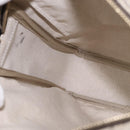 GUCCI GG Supreme Shoulder Bag PVC Beige Gold 201448 Auth ep11234-19