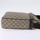GUCCI GG Supreme Shoulder Bag PVC Beige Gold 201448 Auth ep11234-4