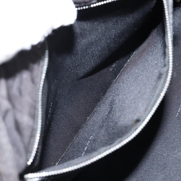 FENDI Zucca Canvas Hand Bag Black Auth ep11239