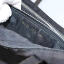 FENDI Zucca Canvas Hand Bag Black Auth ep11239-12