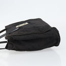 FENDI Zucca Canvas Hand Bag Black Auth ep11239-4