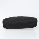 FENDI Zucca Canvas Hand Bag Black Auth ep11239-5