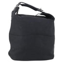GUCCI Shoulder Bag Canvas Black Auth ep11240-1