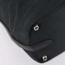 GUCCI Shoulder Bag Canvas Black Auth ep11240-8