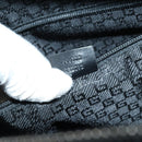 GUCCI Shoulder Bag Canvas Black Auth ep11240-12