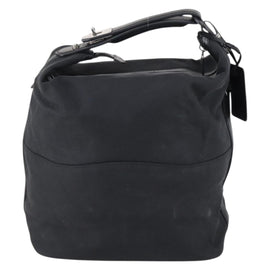 GUCCI Shoulder Bag Canvas Black Auth ep11240 - 0