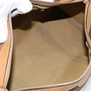 GUCCI Micro GG Canvas Boston Bag Beige Gold Auth ep11245-11