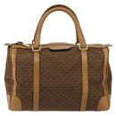 GUCCI Micro GG Canvas Boston Bag Beige Gold Auth ep11245-13
