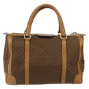 GUCCI Micro GG Canvas Boston Bag Beige Gold Auth ep11245-2