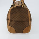GUCCI Micro GG Canvas Boston Bag Beige Gold Auth ep11245-3