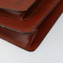 LOUIS VUITTON Epi Monceau 28 Hand Bag Brown M52123 LV Auth ep11246-9