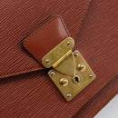 LOUIS VUITTON Epi Monceau 28 Hand Bag Brown M52123 LV Auth ep11246-18