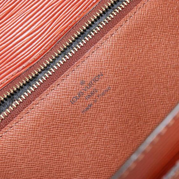 LOUIS VUITTON Epi Monceau 28 Hand Bag Brown M52123 LV Auth ep11246