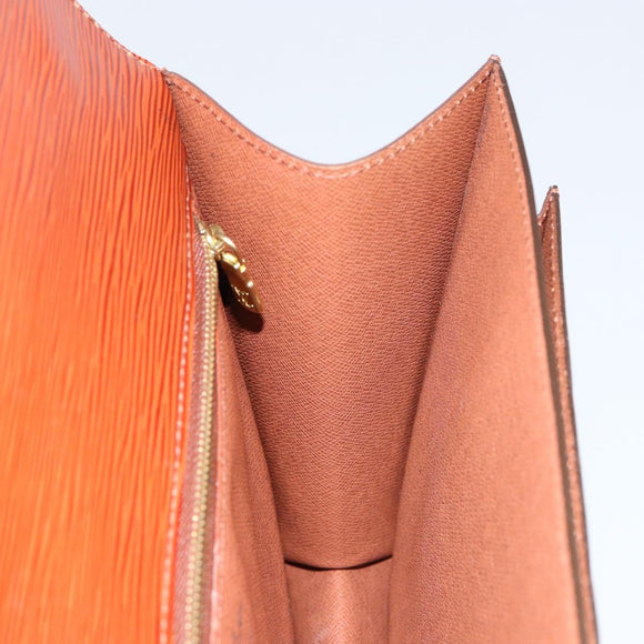 LOUIS VUITTON Epi Monceau 28 Hand Bag Brown M52123 LV Auth ep11246