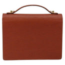 LOUIS VUITTON Epi Monceau 28 Hand Bag Brown M52123 LV Auth ep11246-2