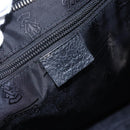 GUCCI GG Canvas Guccissima Shoulder Bag Leather Black Gold 201446 Auth ep11249-18