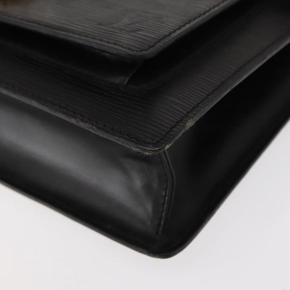 LOUIS VUITTON Epi Monceau 28 Hand Bag Black M52122 LV Auth ep11252