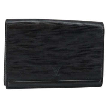 LOUIS VUITTON Epi Pochette Ceinture Waist Bag Black M52602 LV Auth ep11253