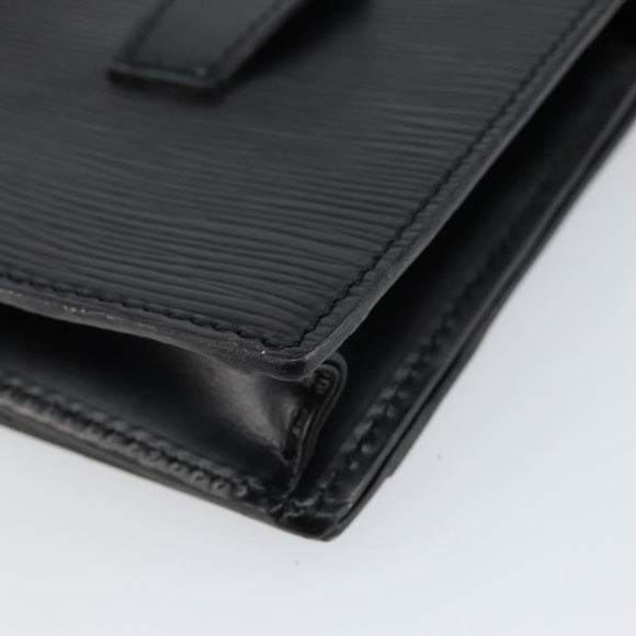 LOUIS VUITTON Epi Pochette Ceinture Waist Bag Black M52602 LV Auth ep11253