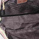 PRADA Tote Bag Nylon Khaki Gold Auth ep11268-10