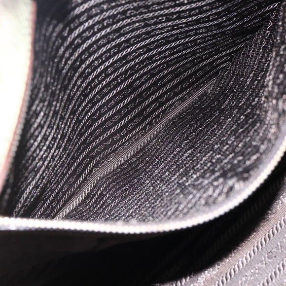 PRADA Tote Bag Nylon Khaki Gold Auth ep11268