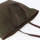 PRADA Tote Bag Nylon Khaki Gold Auth ep11268-6