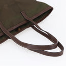 PRADA Tote Bag Nylon Khaki Gold Auth ep11268-7