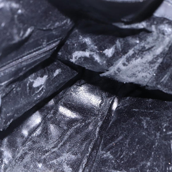 GUCCI Bamboo Shoulder Bag Suede Black Gold 001 1014 1577 Auth ep11269