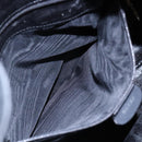 GUCCI Bamboo Shoulder Bag Suede Black Gold 001 1014 1577 Auth ep11269-11